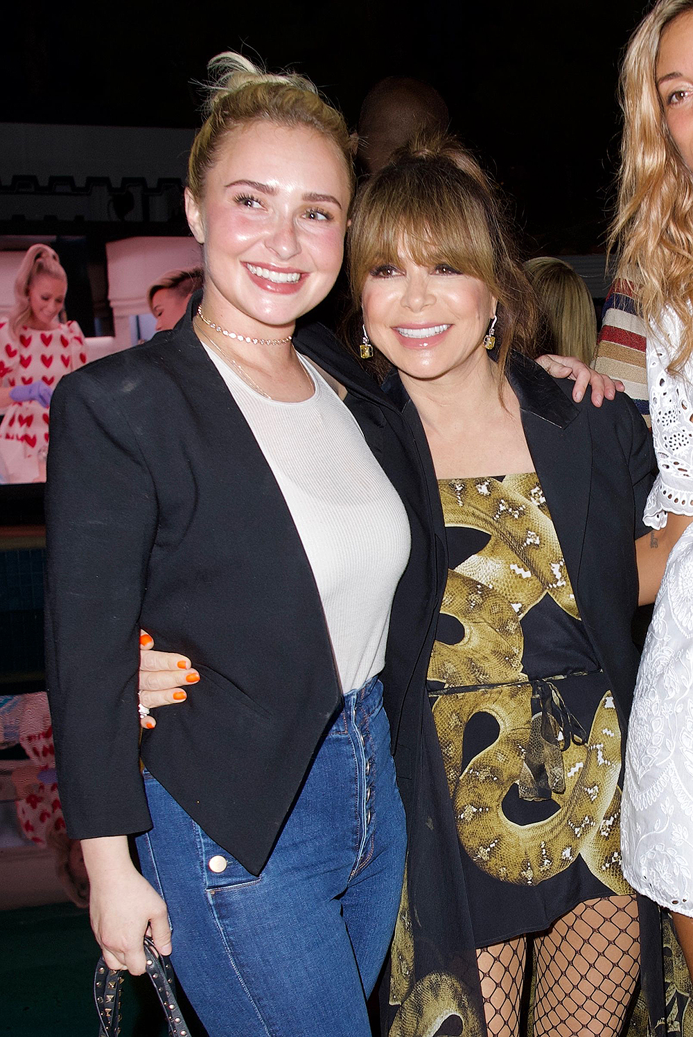 Hayden Panettiere and Paula Abdul attend a special screening of Paris Hiltonâ€™s â€˜Cooking with Parisâ€™ Netflix special