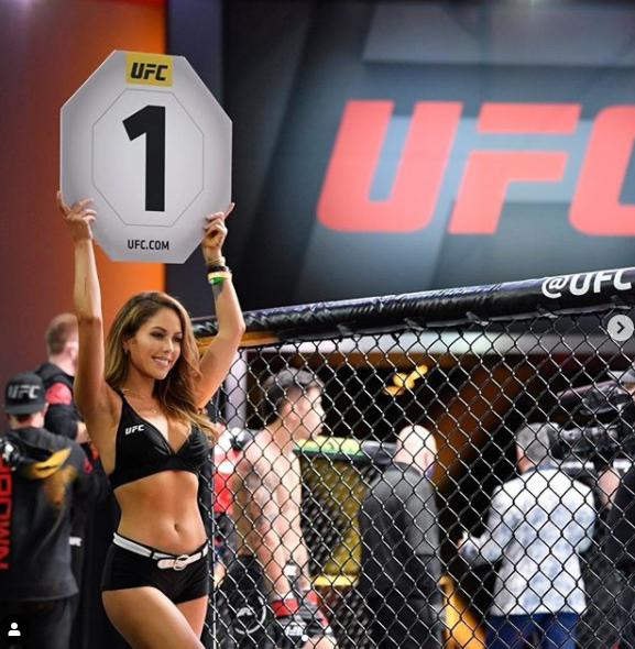 Brittney Palmer made her UFC debut in 2011 at UFC 125