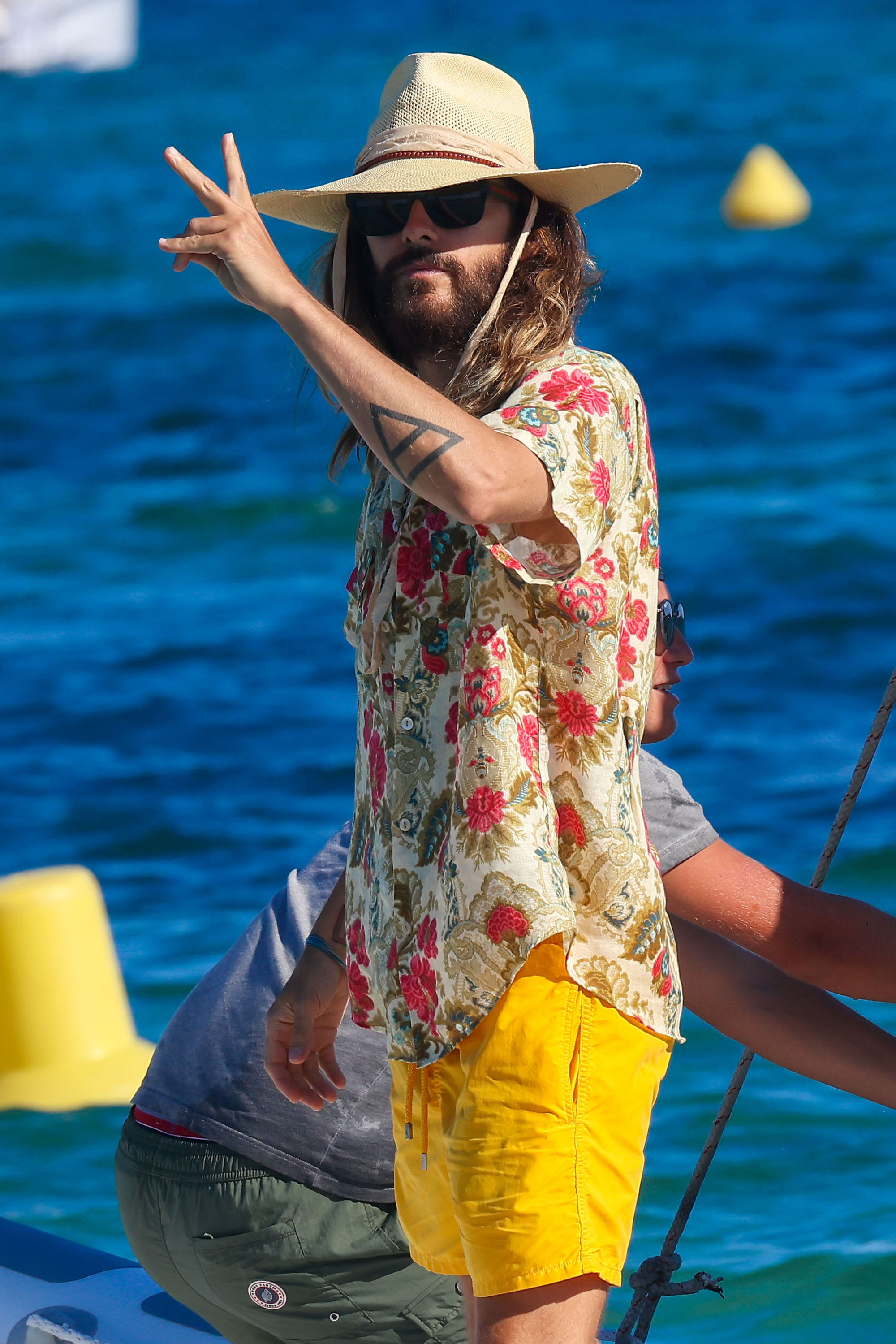 Jared Leto continues his French Riviera vacation