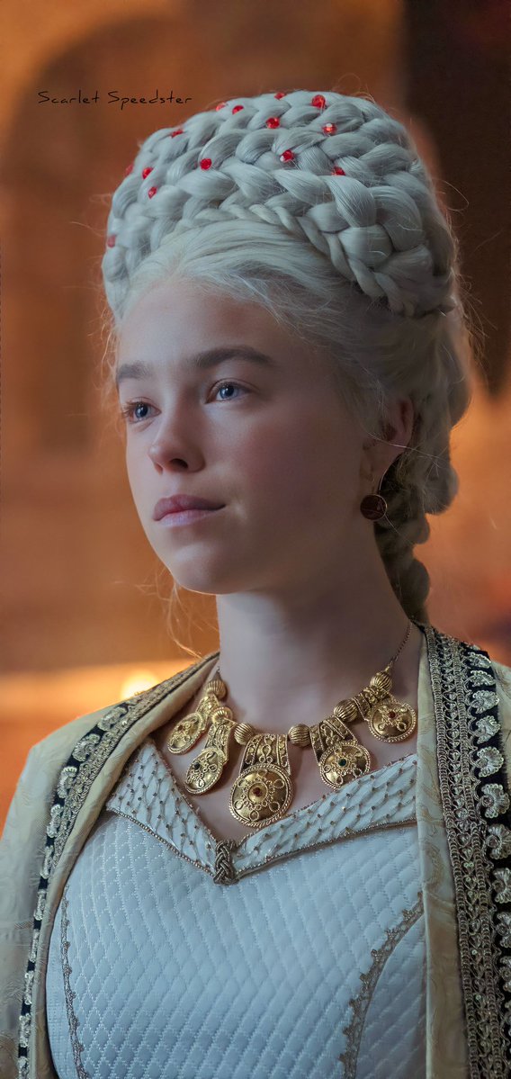 Milly Alcock as young Rhaenyra Targaryen