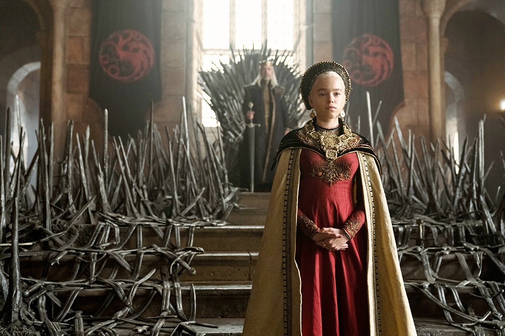 Milly Alcock plays young Princess Rhaenyra Targaryen. Rhaenyra is the first-born child of King Viserys I Targaryen.