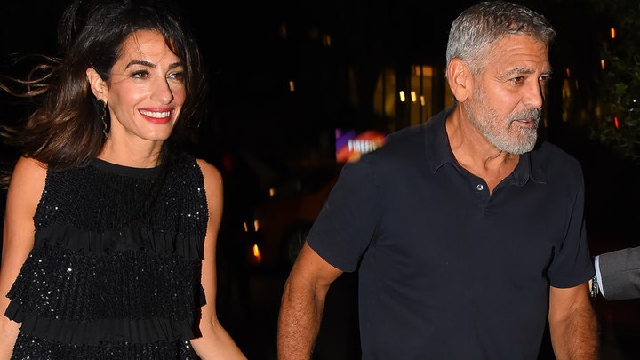 George Clooney and Amal Clooney seen out in Manhattan Thursday night.