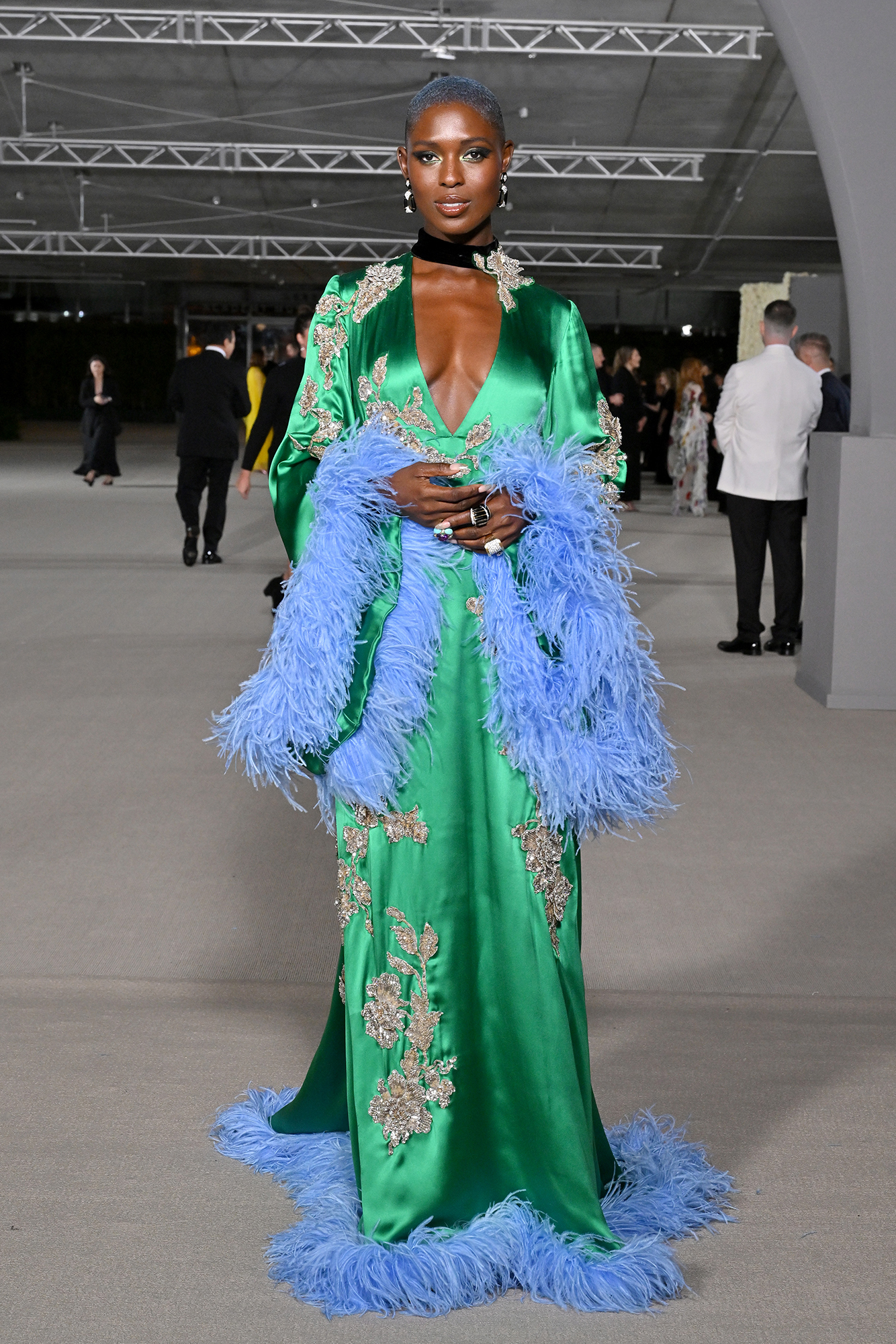 Jodie Turner-Smith wears Gucci at the Academy Museum Gala 2022