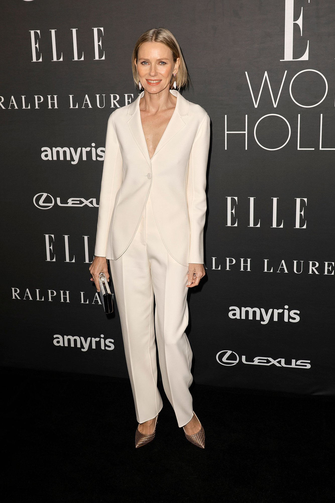 Naomi Watts wears Dior Haute Couture at the Elle Women in Hollywood 2022 celebration