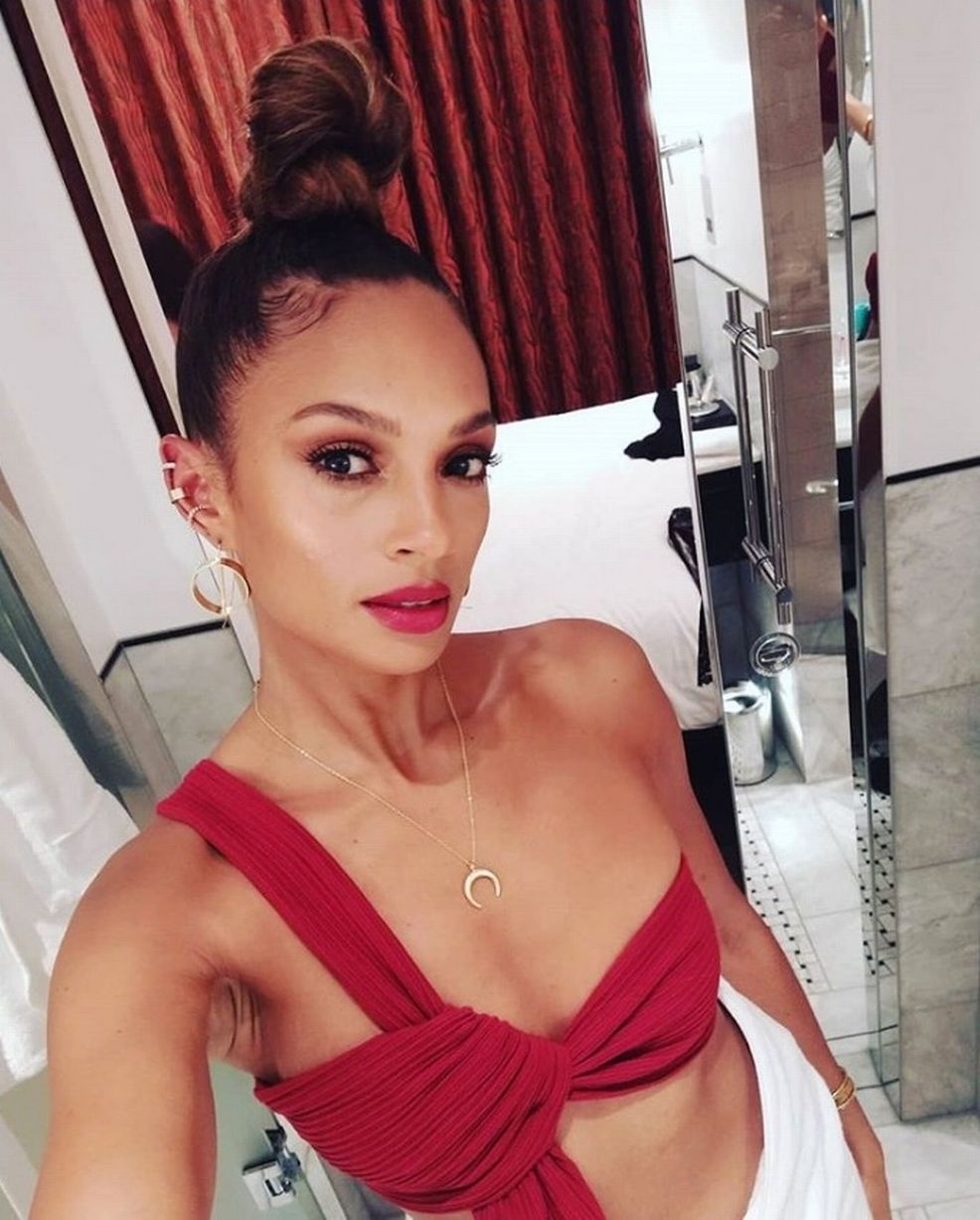 Alesha's stunning home features a cream and white bathroom, with plenty of mirrors spotted in the judge's glamorous selfies