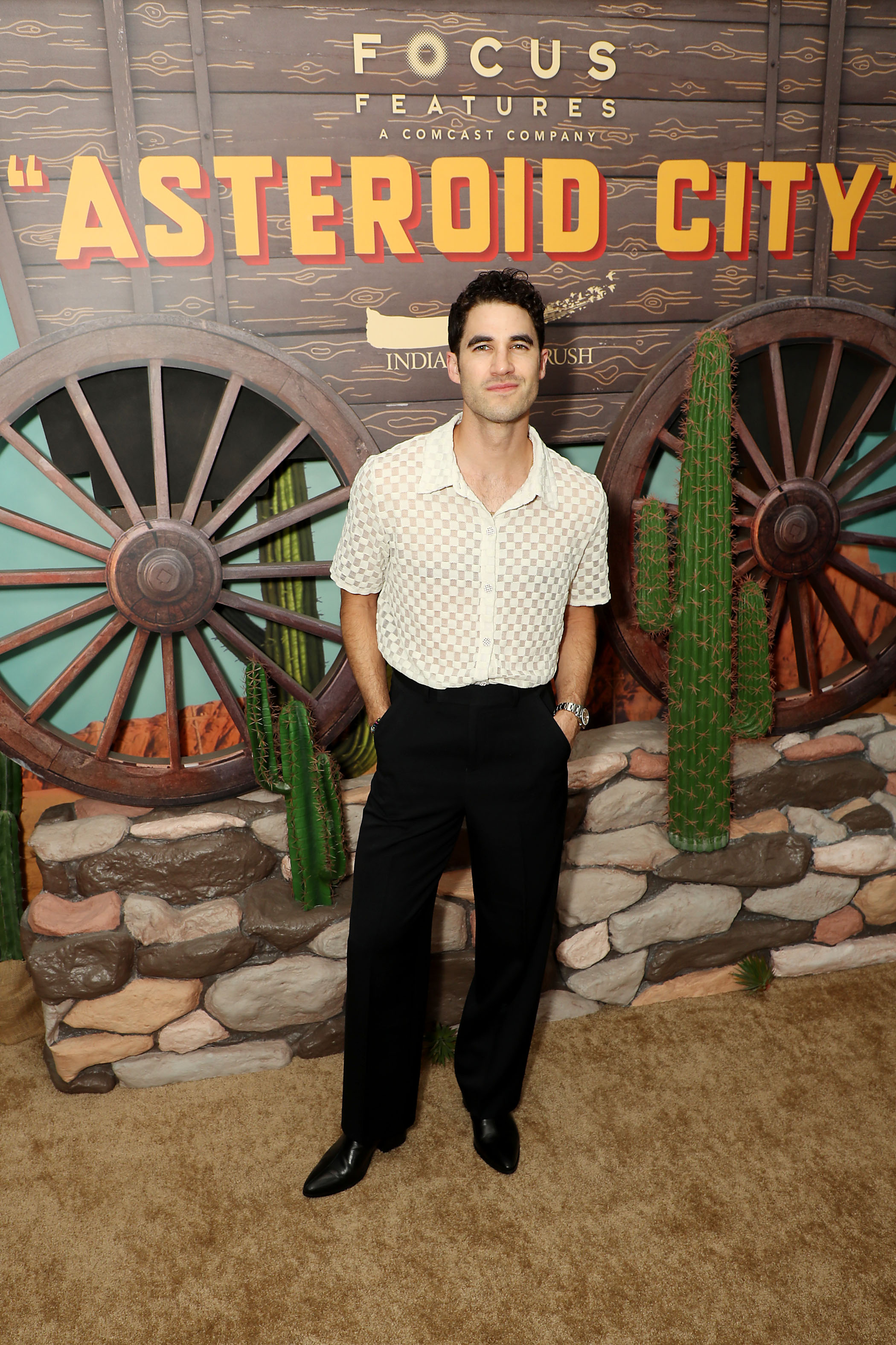 Darren Criss attends the New York premiere of 