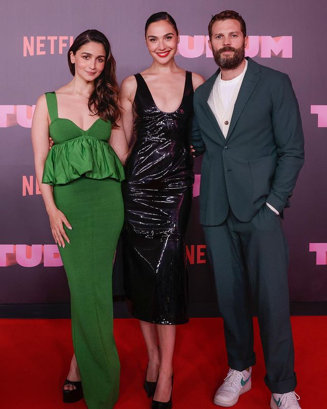 Alia Bhatt was in Brazil, for Netflix's annual Tudum event. She joined Gal Gadot and Jamie Dornan, her co-stars in her Hollywood debut film, Heart of Stone. The much-anticipated movie will release in August this year