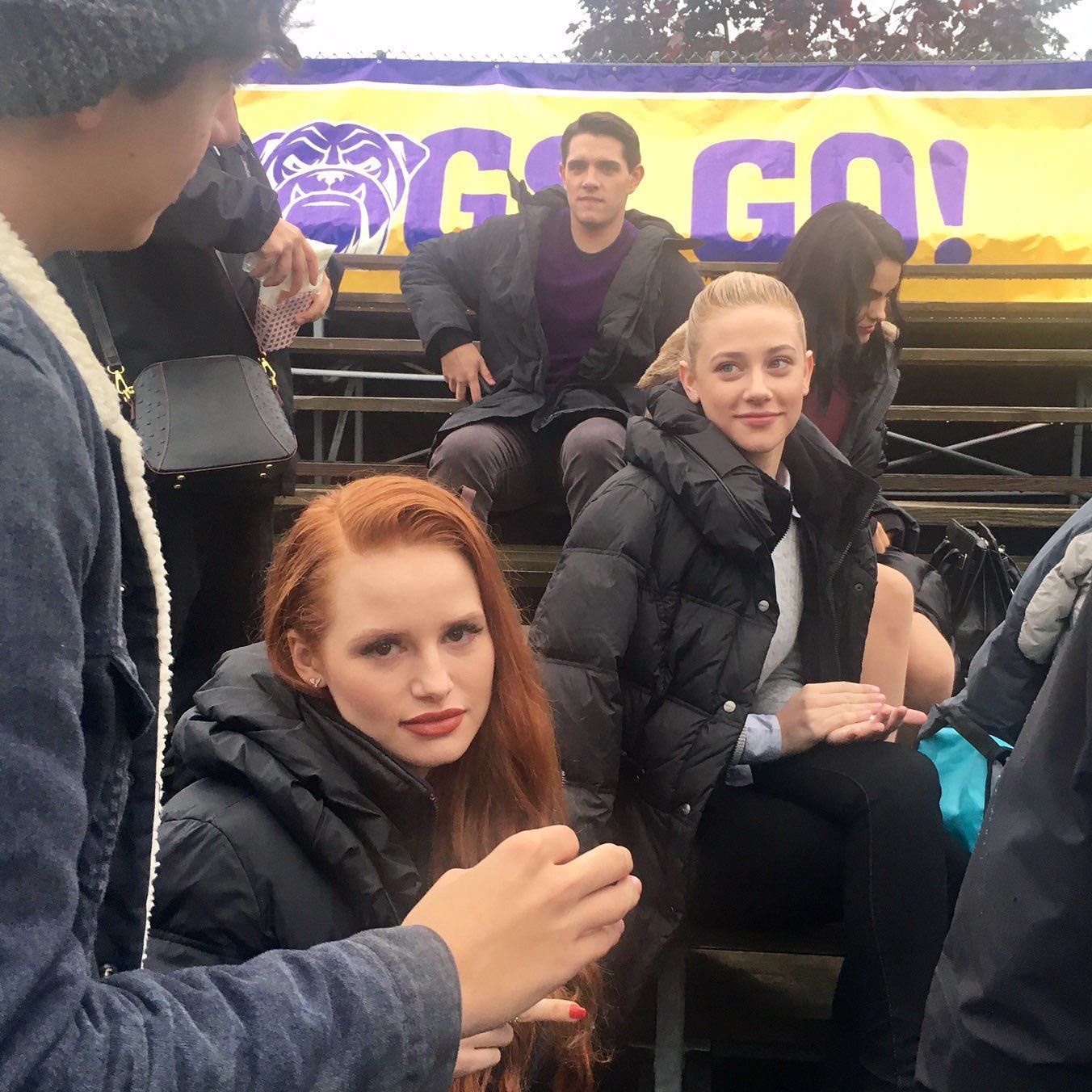 Madelaine Petsch shares a behind-the-scenes photo from the 