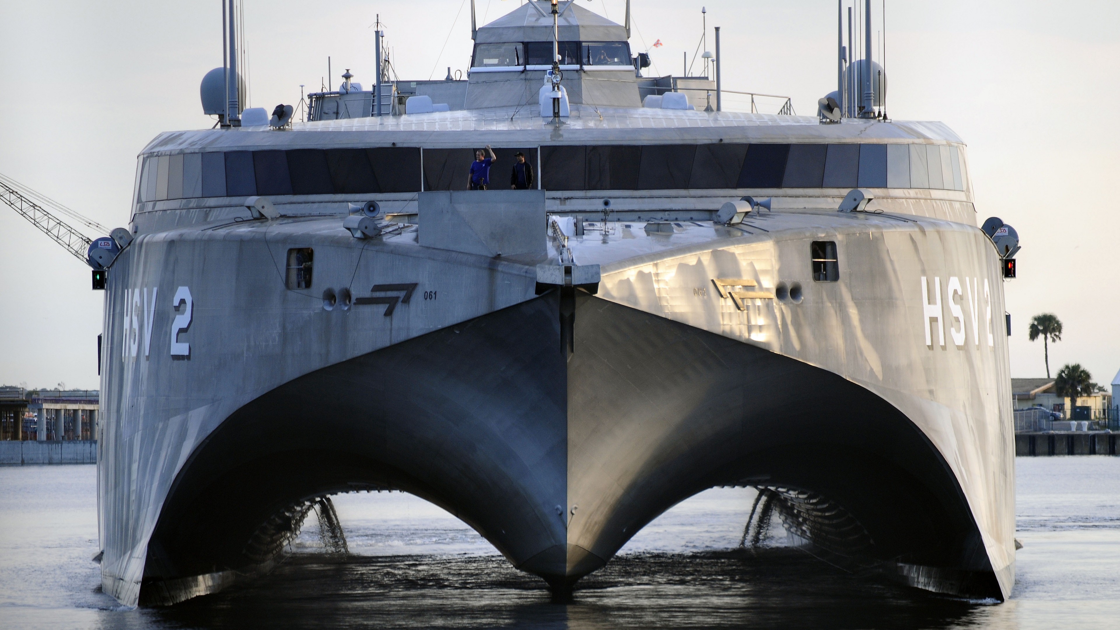 HSV 2 Swift catamaran U.S. Navy High Speed Vessel USAV U.S. Army sea